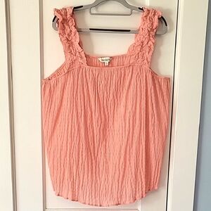 Davi&Dani Peach crepey tank